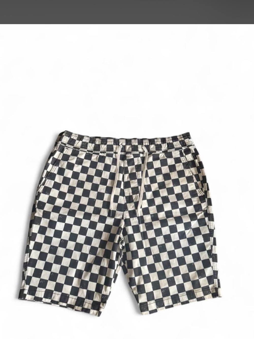 NWT Hollister Black and White Checkerboard Men's Shorts